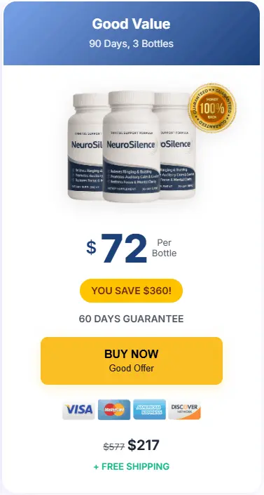 Buy NeuroSilence 3 Bottle